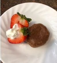 Low calorie Chocolate Meringue Cookies